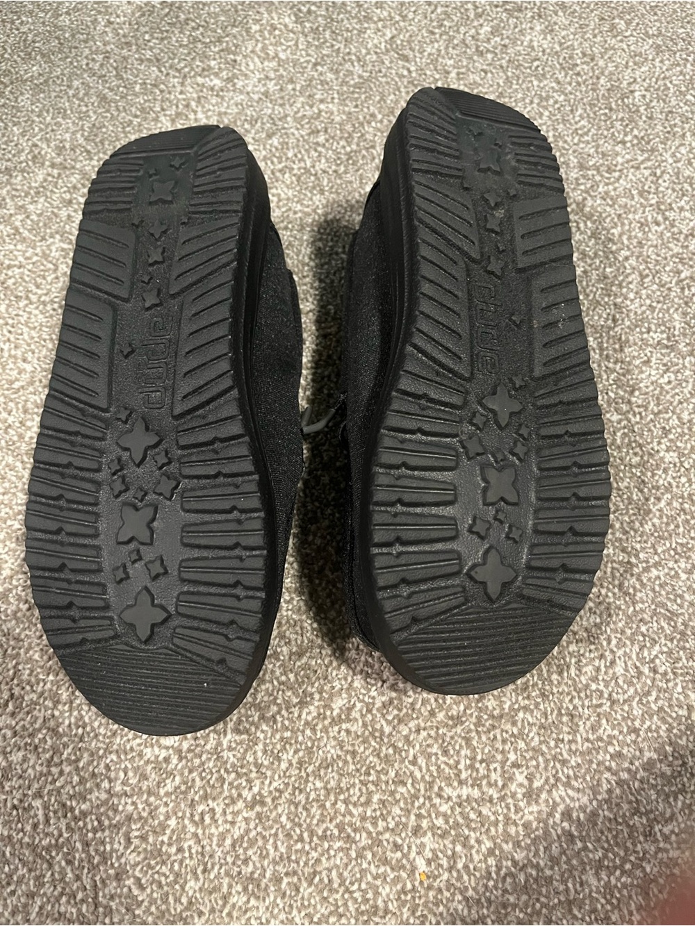 Hey Dude Black Canvas Youth Slip-On Shoes - Picture 2 of 3